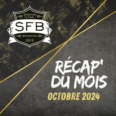 Le recap du mois octobre